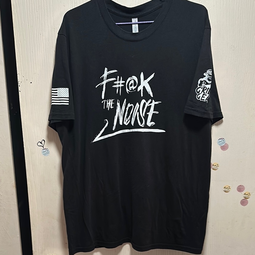 Vintage Volunteer Knitwear Graphic T-Shirt, Size XL, Black, Streetwear - Picture 15 of 16